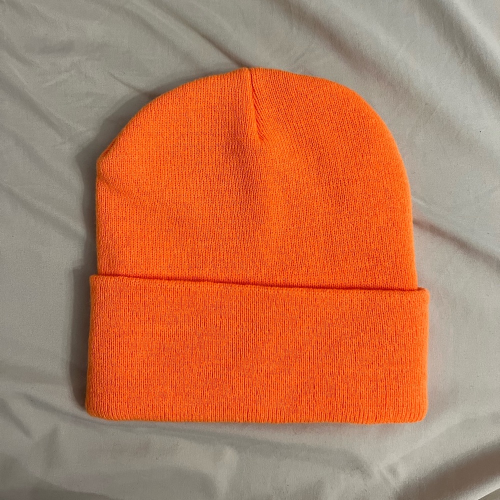 Neon Orange Beanie